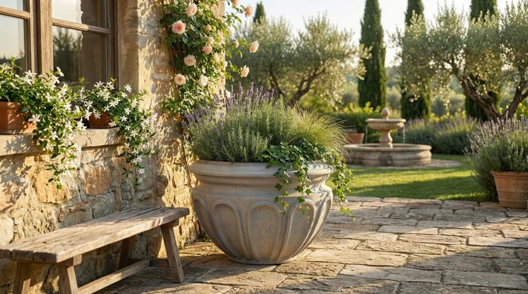 Roma — concrete planter